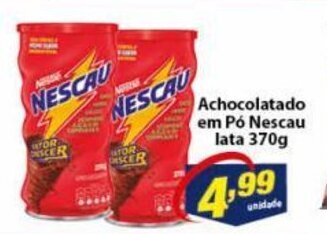 Vencedor Atacadista Achocolatado em po Nescau lata 370g oferta