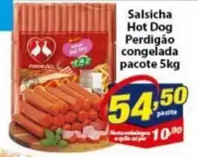 Vencedor Atacadista Salsicha Hot Dog Perdigao Congelada 5kg oferta