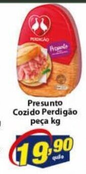Vencedor Atacadista Presunto Cozido Perdigao peca 1kg oferta