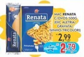 Supermercado Estrela Azul Mac Renata c/ Ovos 500g oferta