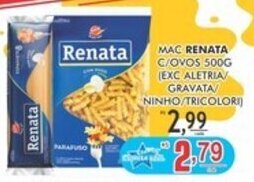 Supermercado Estrela Azul Mac Renata c/ Ovos 500g oferta