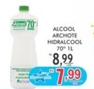 Alcool Archote Hidralcool 70 1L