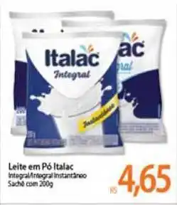 Atacadão Centro Sul Leite Em Pó Italac 200g oferta