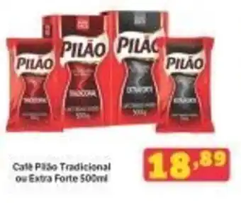Dia Cafe Pilao Tradicional ou Extra Forte 500ml oferta