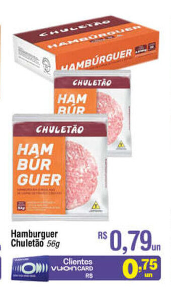 Fort Atacadista Hamburguer Chuletao 56g oferta