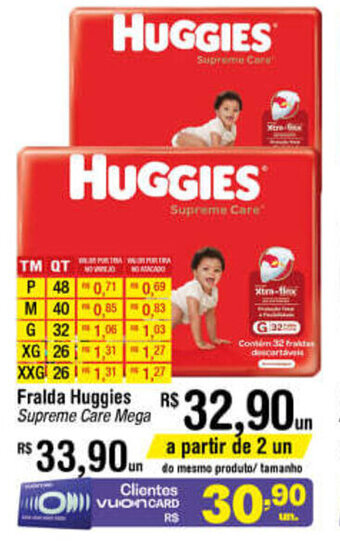 Fort Atacadista Fralda Huggies oferta