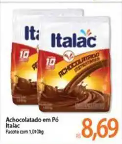 Atacadão Centro Sul Achocolatado Em Pó Italac 1.010kg oferta