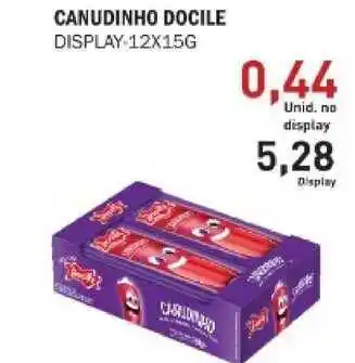 Decisão Atacarejo Canudinho Docile Display 12x15g oferta