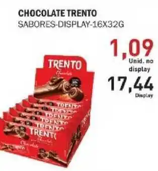 Decisão Atacarejo Chocolate Trento Sabores Display 16x32g oferta