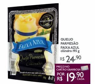 GBarbosa Queijo parmesão faixa azul cilindro 195g oferta
