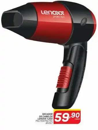 GBarbosa Secador de cabelos lenoxx 1.200 oferta