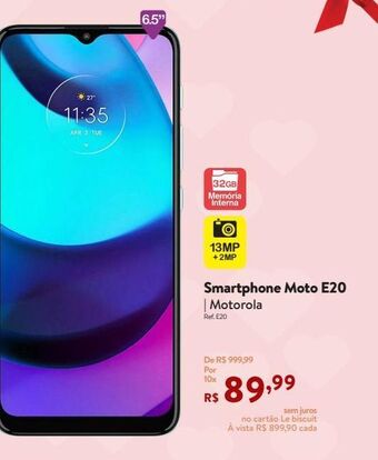 Smartphone moto e20 | motorola