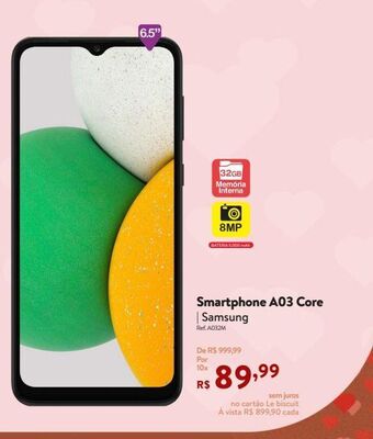 Le Biscuit Smartphone a03 core | samsung oferta