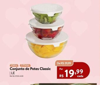 Conjunto de potes classic | le