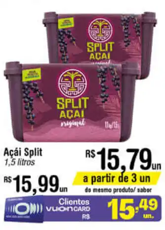 Fort Atacadista Acai Split 1.5L oferta