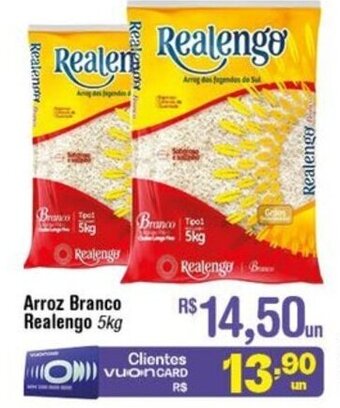 Fort Atacadista Arroz Branco Realengo 5kg oferta