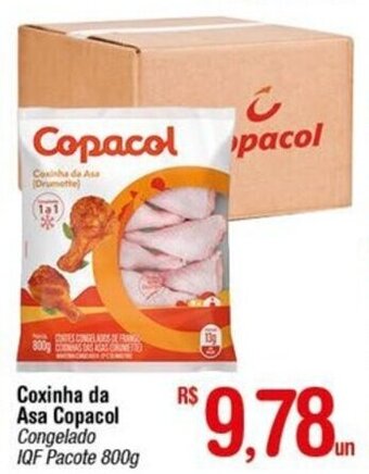 Fort Atacadista Coxinha da Asa Copacol IQF 800g oferta