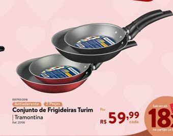 Conjunto de frigideiras turim | tramontina