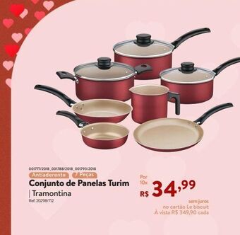 Le Biscuit Conjunto de panelas turim | tramontina oferta