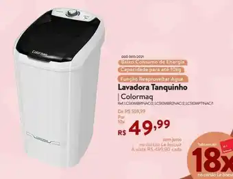 Le Biscuit Lavadora tanquinho | colormaq oferta