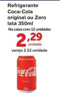 Roldão Refrigerante Coca Cola Original ou Zero lata 350ml oferta