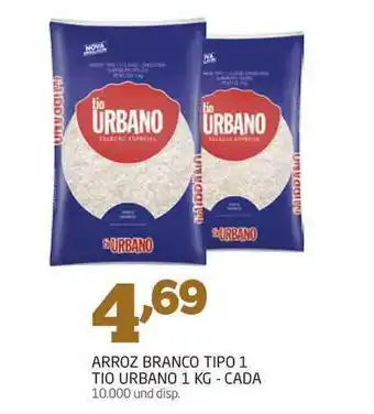 Cooper Arroz Branco Tipo 1 Tio Urbano 1kg oferta