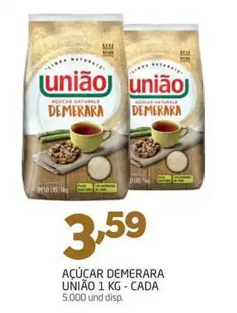 Cooper Açúcar Demerara União 1kg oferta