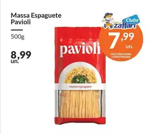 Zaffari Massa Espaguete Pavioli 500g oferta