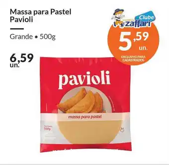 Zaffari Massa Para Pastel Pavioli 500g oferta