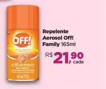 Repelente Aerosol Off! Family 165ml