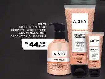 Farmácias Nissei Kit 01 Creme Hidratante Corporal 200g + Creme Para As Maos 60g+ Sabonete Liquido 245 Ml oferta