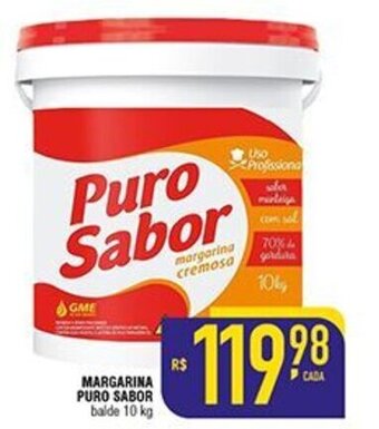 Mercantil Rodrigues Margarina Puro Sabor 10kg oferta