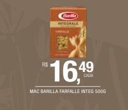 DB Supermercados Mac barilla farfalle integ 500g oferta
