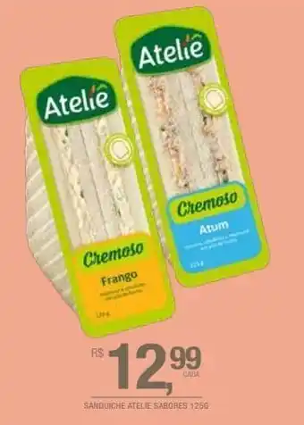 DB Supermercados Sanduiche atelie sabores 125g oferta