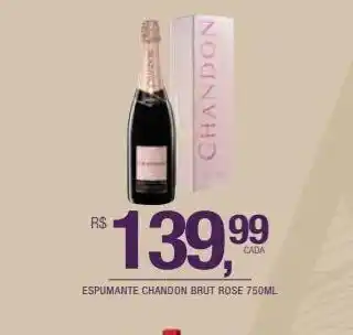 DB Supermercados Espumante chandon brut rose 750ml oferta