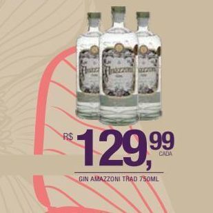 DB Supermercados Gin amazzoni trad 750ml oferta