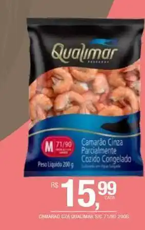 DB Supermercados Camarao cza qualimar s/c 71/90 200g oferta