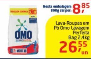 Tenda Atacado Lava-roupas em pó omo lavagem perfeita bag 2,4kg oferta