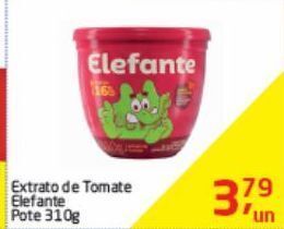 Tenda Atacado Extrato de tomate elefante 310g oferta