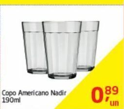 Tenda Atacado Copo americano nadir 190ml oferta