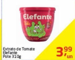 Tenda Atacado Extrato de tomate elefante 310g oferta