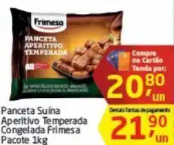 Tenda Atacado Panceta suína temperada frimesa kg oferta