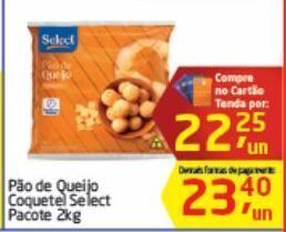 Tenda Atacado Pão de queijo select 2kg oferta