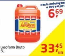 Tenda Atacado Lysoform bruto 5l oferta