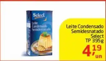 Tenda Atacado Leite condensado semidesnatado select 395g oferta