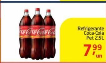 Tenda Atacado Refrigerante coca cola 2,5l oferta