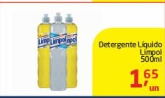 Tenda Atacado Detergente líquido limpol 500ml oferta