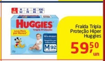 Tenda Atacado Fralda tripla proteção hiper huggies oferta