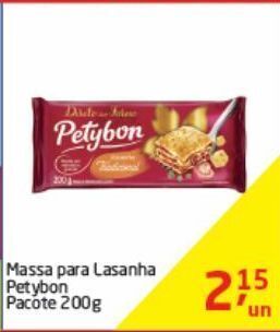 Massa para lasanha petybon 200g