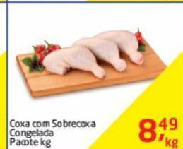 Tenda Atacado Coxa com sobrecoxa congelada pacote kg oferta